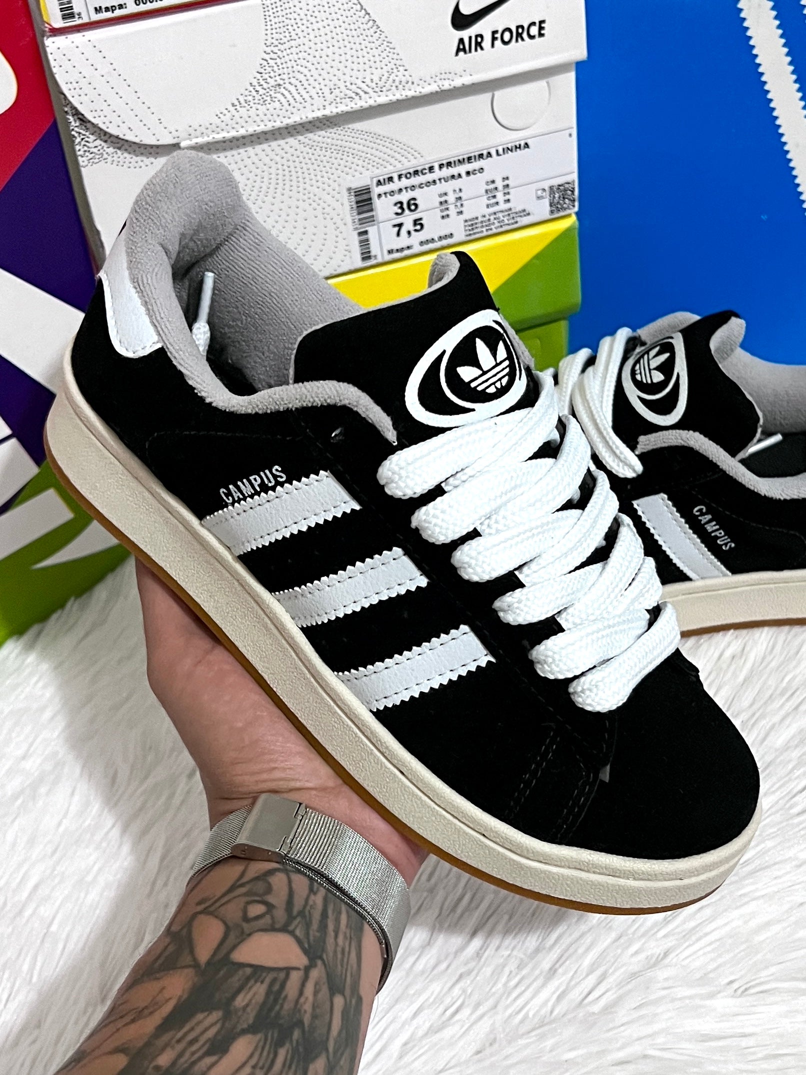 Adidas Campus 00s x Preto c/ Branco