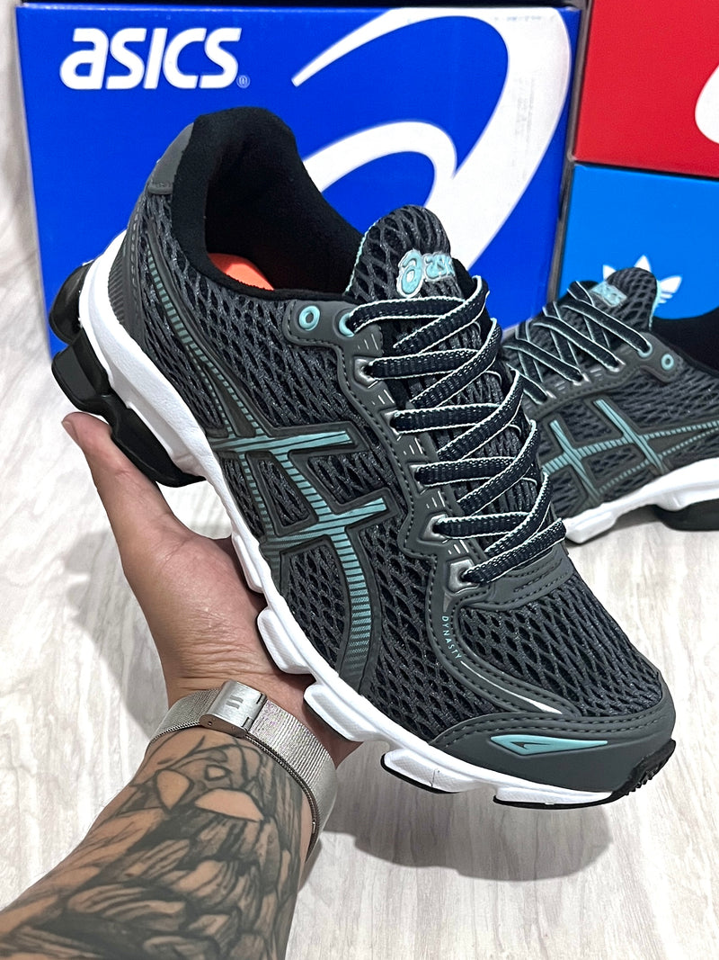 Asics Kayano 23 x grafite verde-água