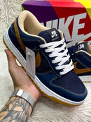Nike SB Dunk Low Pro - Marinho / Conhaque