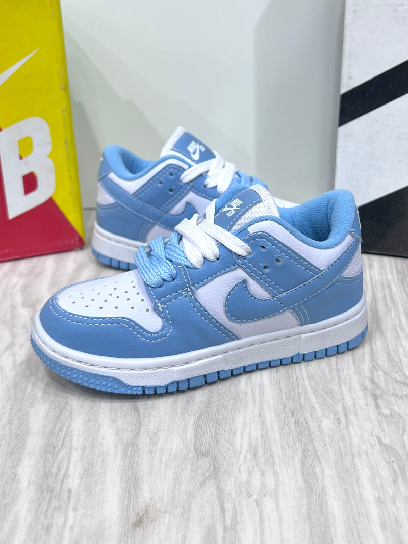 Cerrado Dnk Low Infantil x Azul c/ Branco