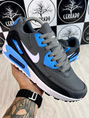 Nike Air Max 90 Grafite c/ Azul