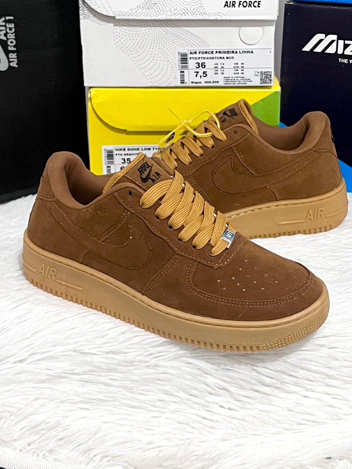 Nike Air Force 1' x Caramelo – Cerrado Shoes Calçados