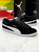 Puma Smash Suede Preto c/ Branco