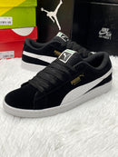 Puma Smash Suede Preto c/ Branco