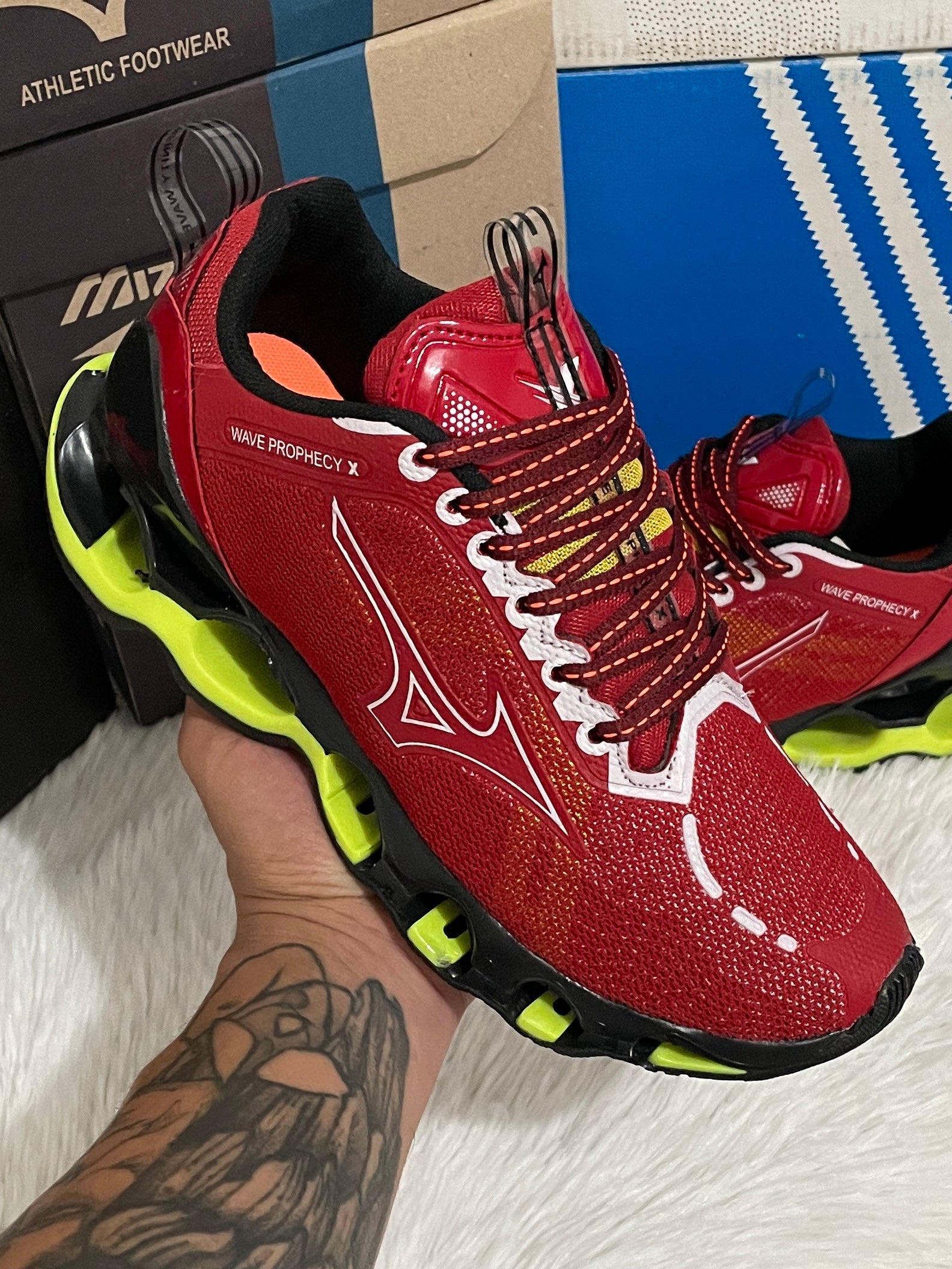 Mizuno Prophecy X Vermelho Limão
