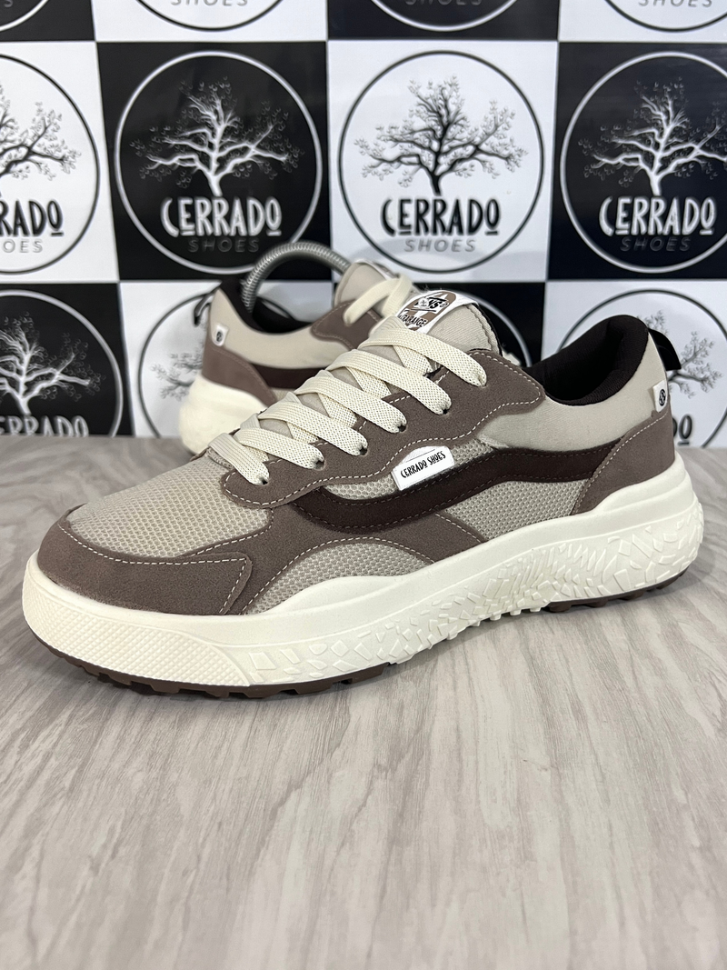 Tênis Cerrado x VrX Bege Caramelo