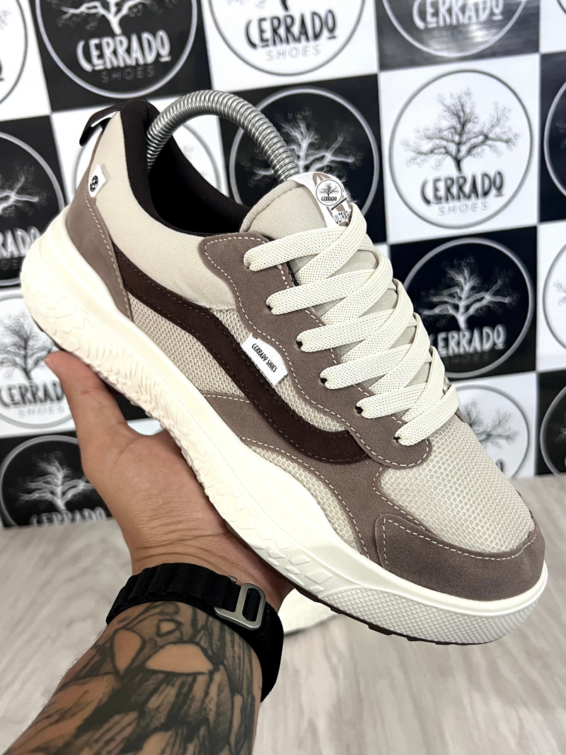 Tênis Cerrado x VrX Bege Caramelo