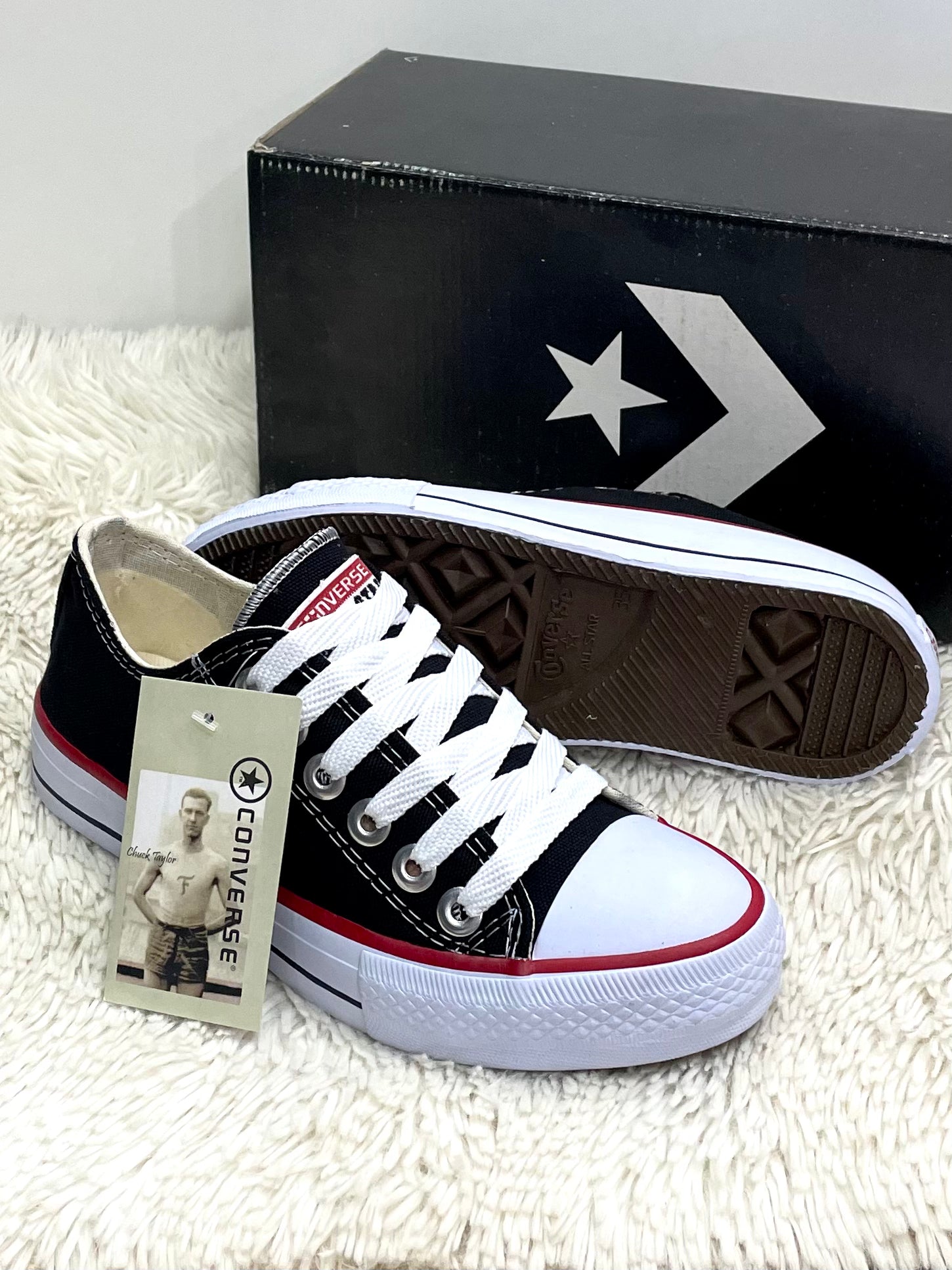 All Star Chuck Taylor Lona Preto