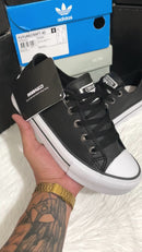 Converse All Star Chuck Taylor Couro Preto