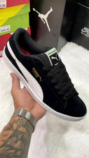Puma Smash Suede Preto c/ Branco