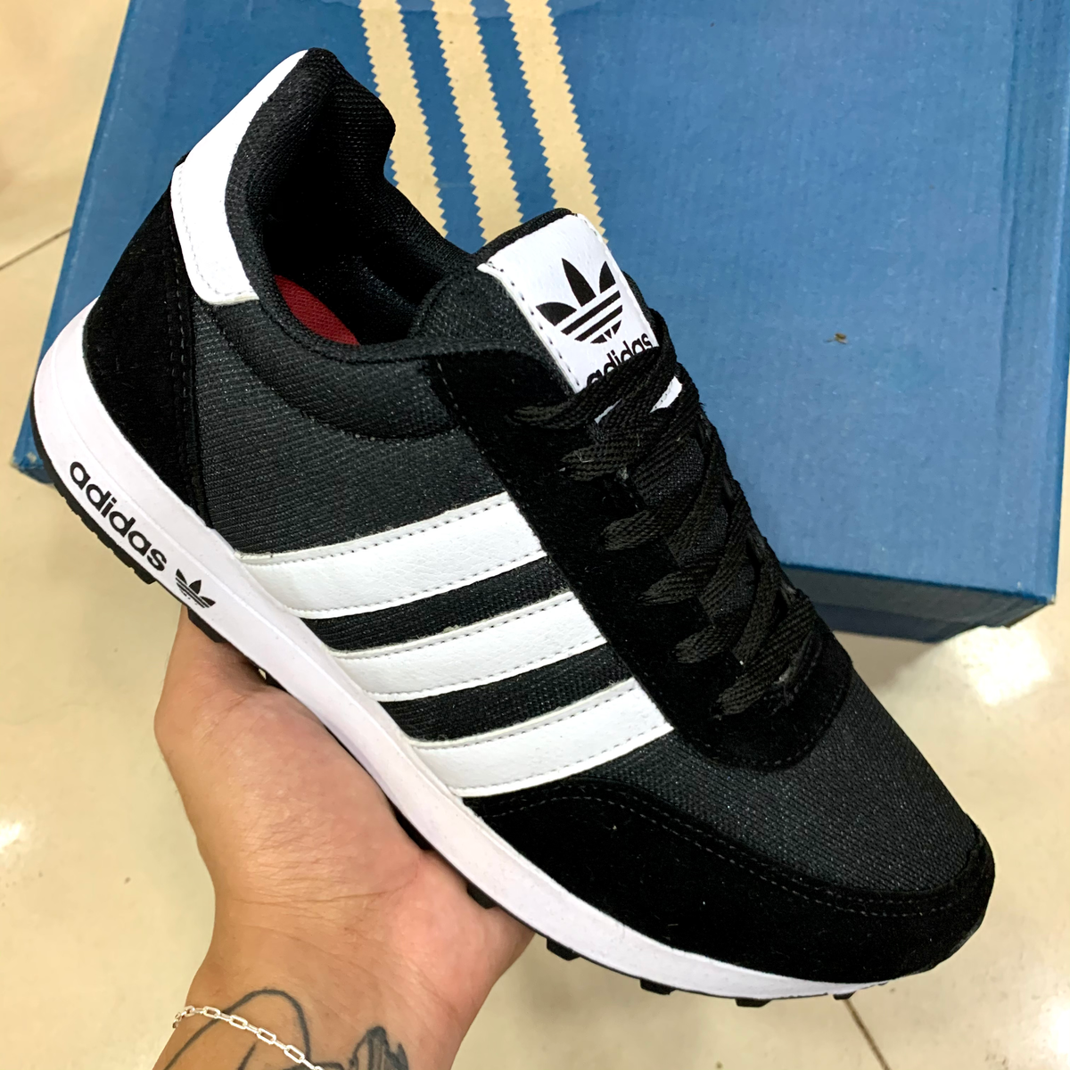 Adidas Neo Classic Preto Branco