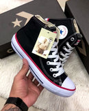 All Star Chuck Taylor Bota Preto de Lona
